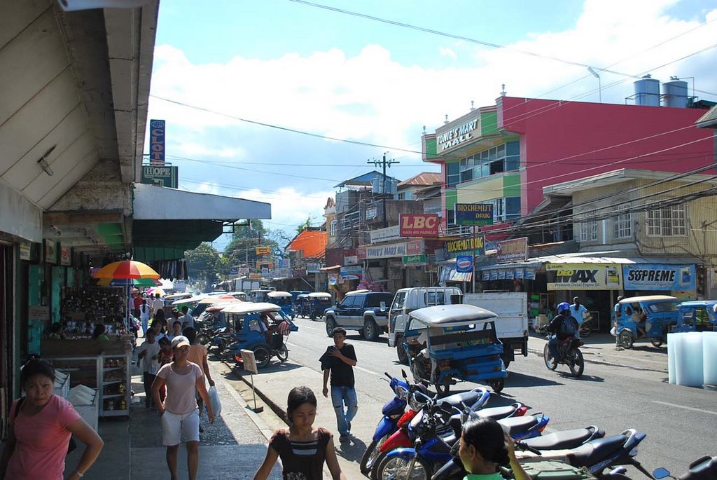 Valencia Street in Puerto Princesa City Market by Noly Boy