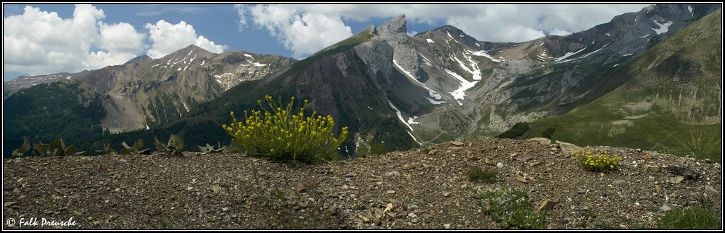 Gipfel über La Foux-d' Allos by Falk Preusche