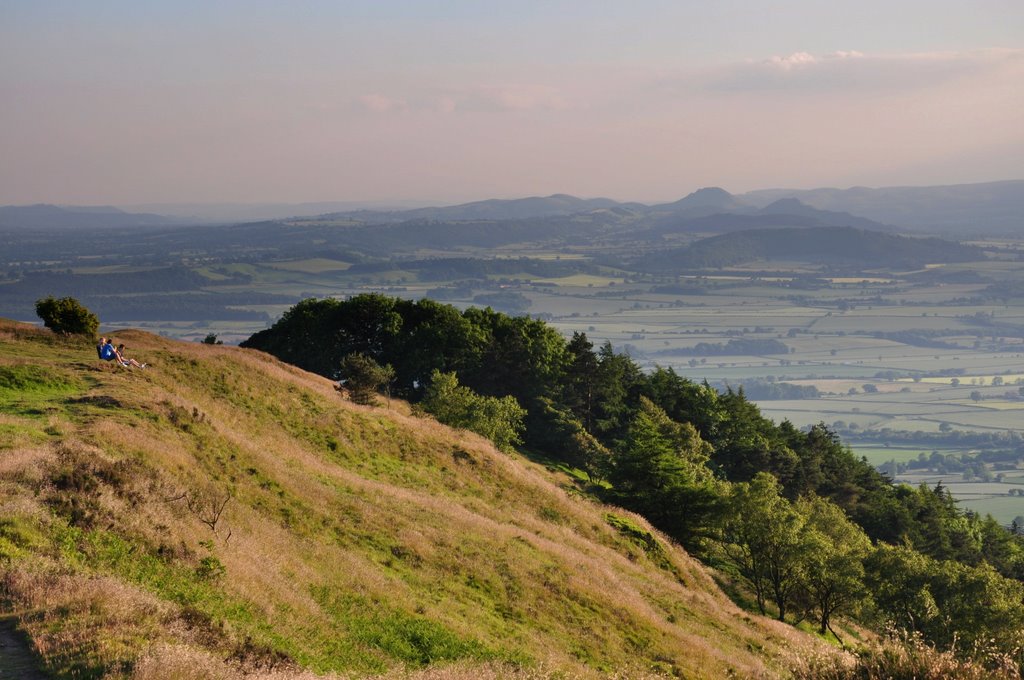 Southwards from Wrekin in Shropshire by Andrew Mair