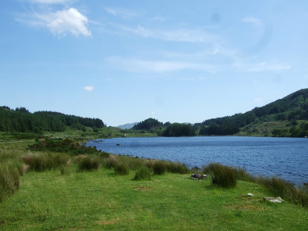 View of Looscaunagh Lake, Killarney National Park by amblincork