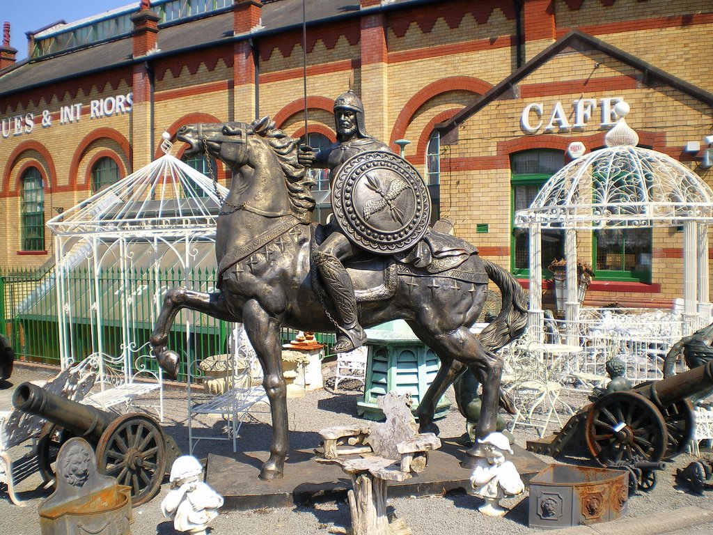 Statue in a shop in Cardiff by Gareth.Stadden