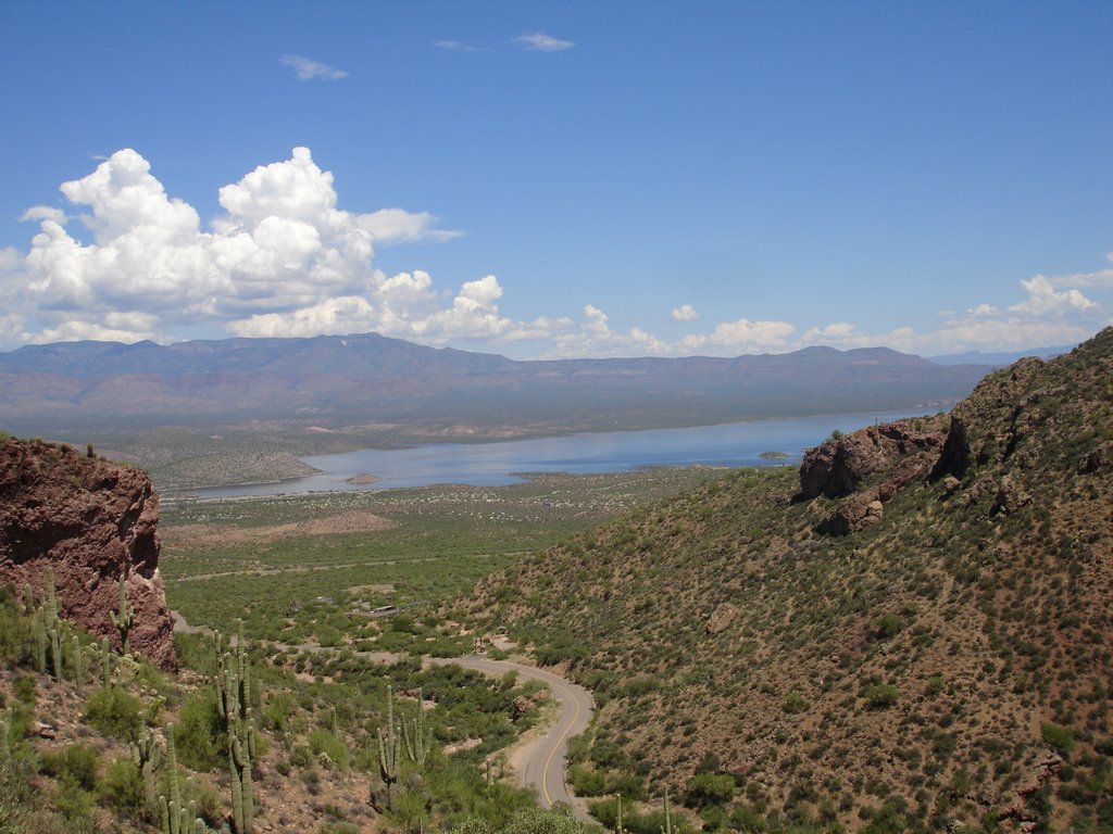 Lake Roosevelt from Tonto National Monument by over21