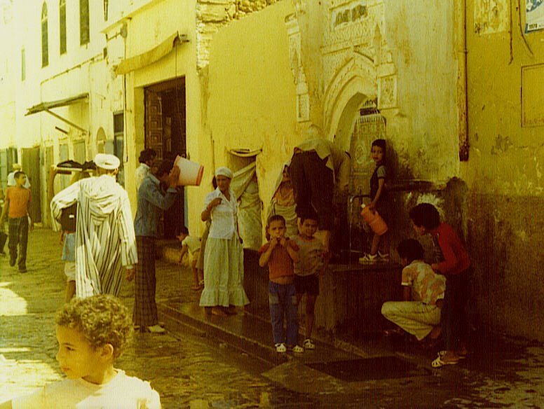 Beni Mellal 1978 the fountain..© by leo1383 by leo1383