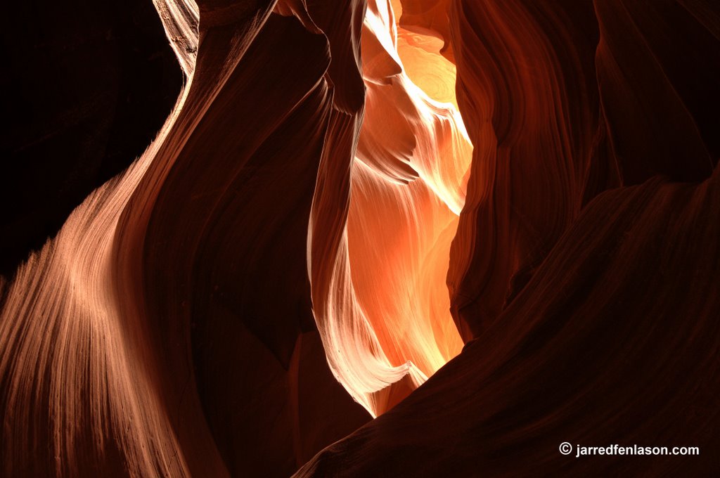 Antelope Canyons near Page Arizona by Dr. Jarred Fenlason