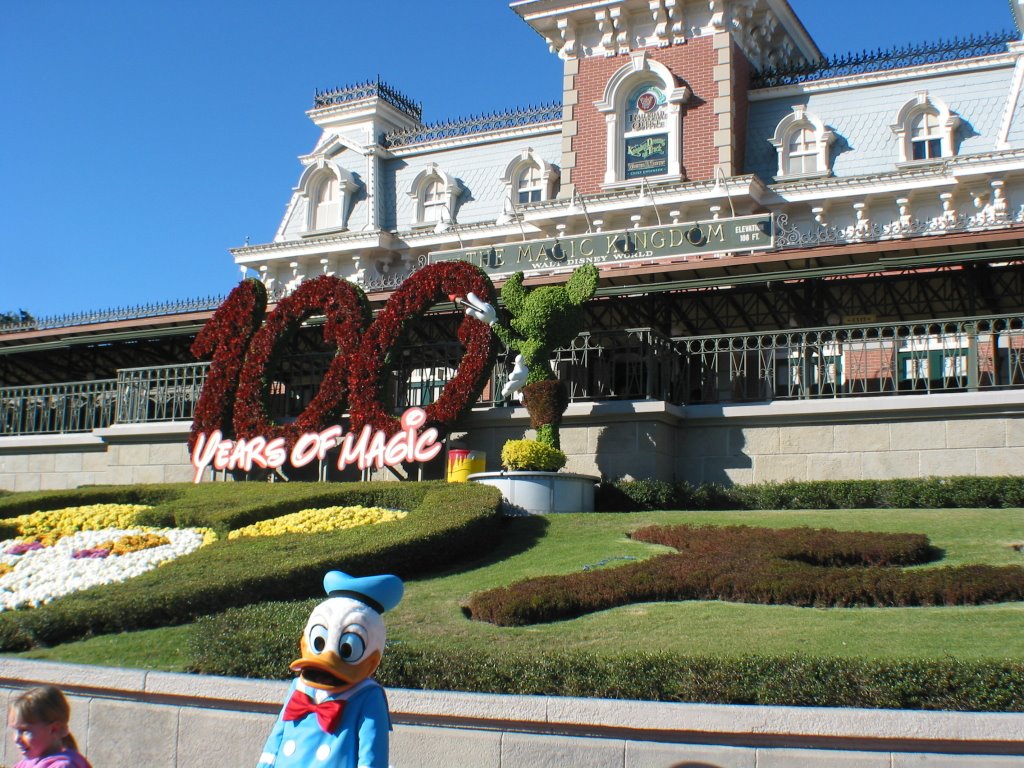 Entrance to Magic Kingdom 100th Annver by Soglaos