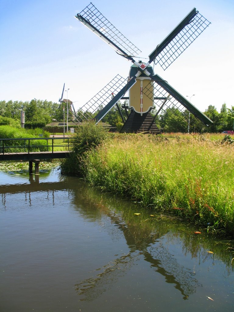 Molens bij Leiden by Astrid Scholtz