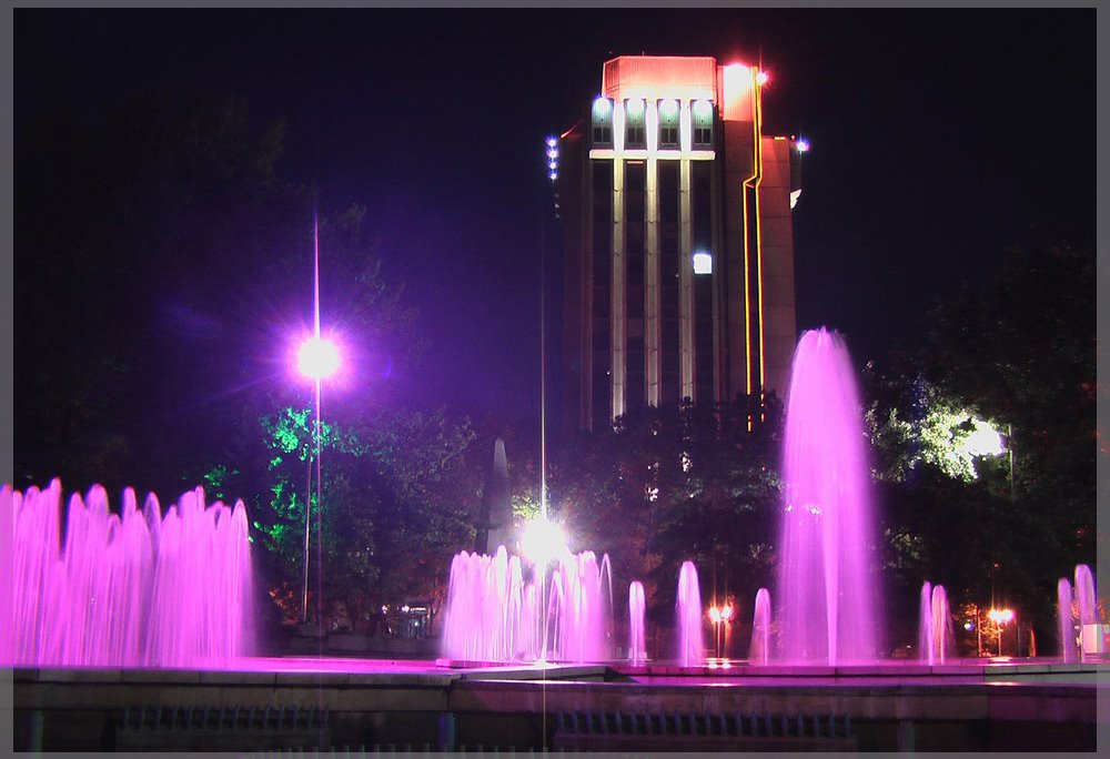 Varna - Municipality Building nightlights (2005) by Steliyan Kimov