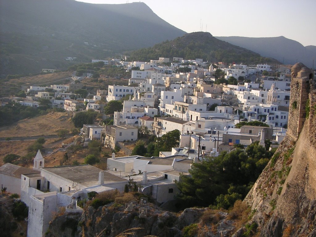 View of Chora from the castle by disopulu