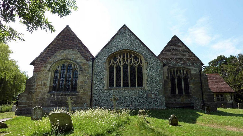 2009.06.29 - view west towards the Church of St Mary the Virgin, Ringmer by Alwyn Rh Joyce