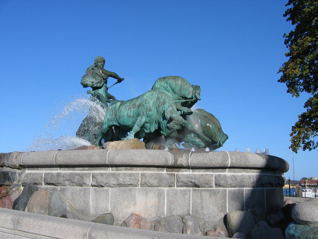 Kopenhagen - Gefion Brunnen by fam.illo