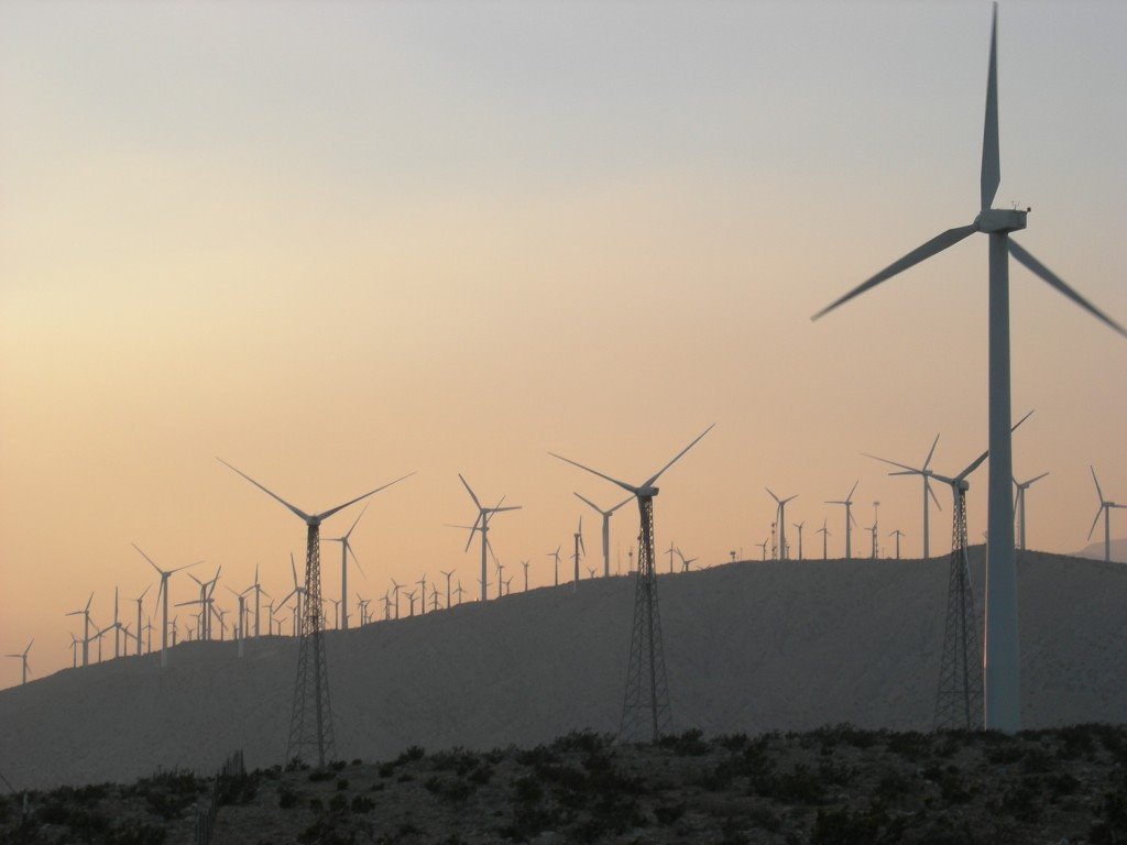 Windmills off the 10 in Desert Hot Springs by MaryEliz