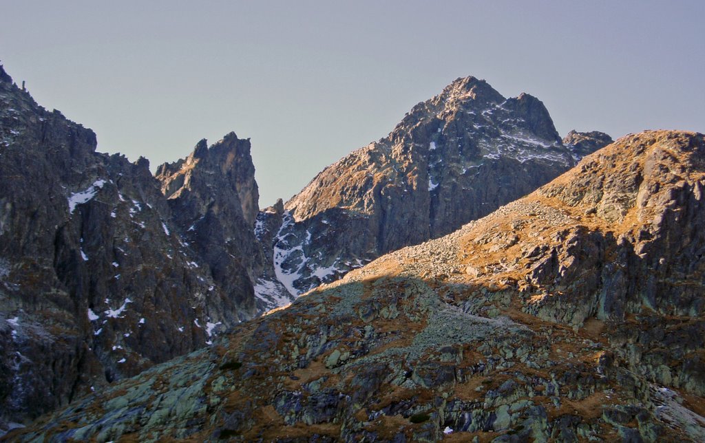 High Tatras, view over Priecne sedlo from Teryho chata by Eva Jurenikova