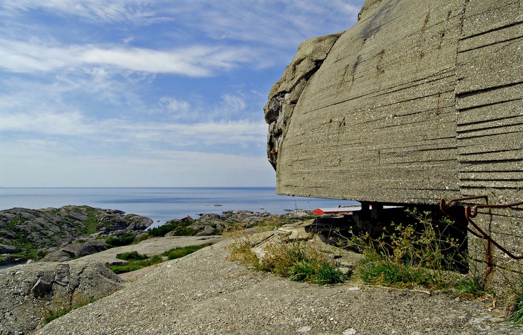 WW2 Coastal defence at Sirevåg by Amelia Royan