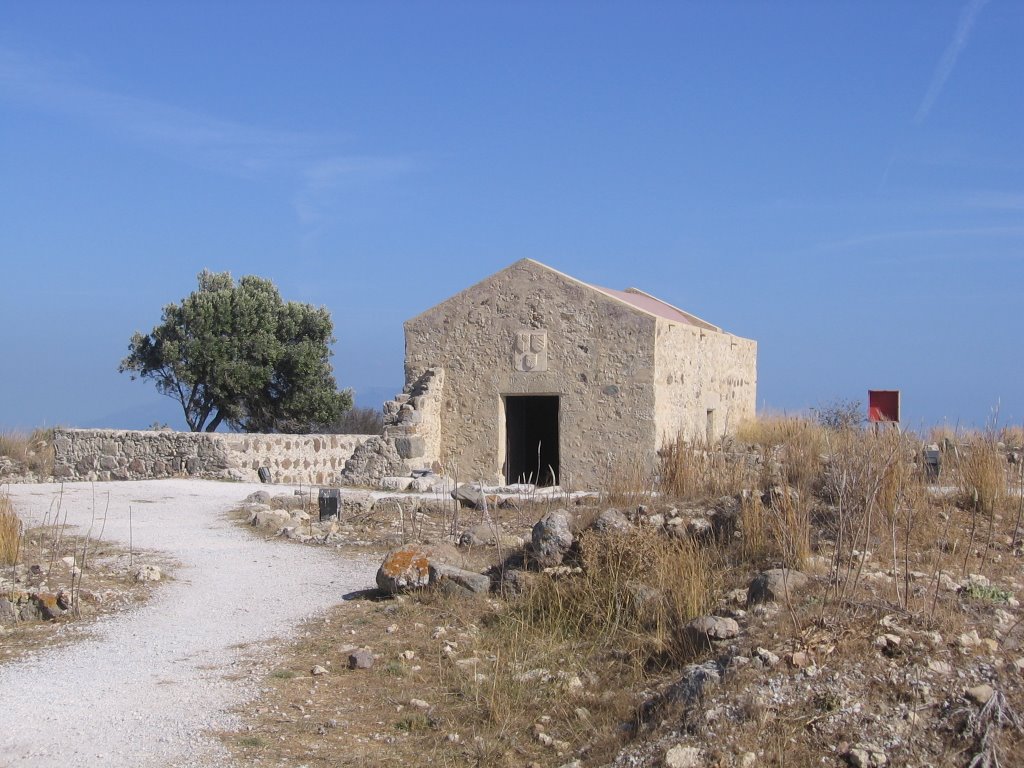 Kos: Antimachia Castle´s chapel by tomasajana