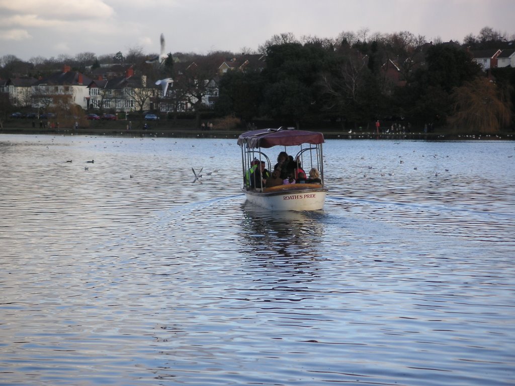 Boating on Roath Park Lake by mbailey