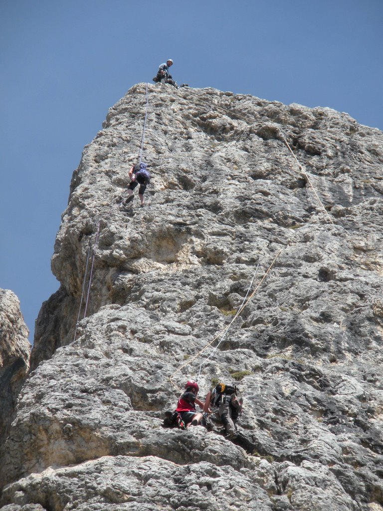 Calate finali dalla Torre Piccola di Falzarego by Daks (Marco Da Corte)