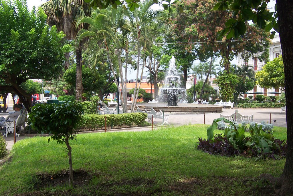 Vista del jardin Gregorio Torres Quintero Colima Colima Mex. by 75293