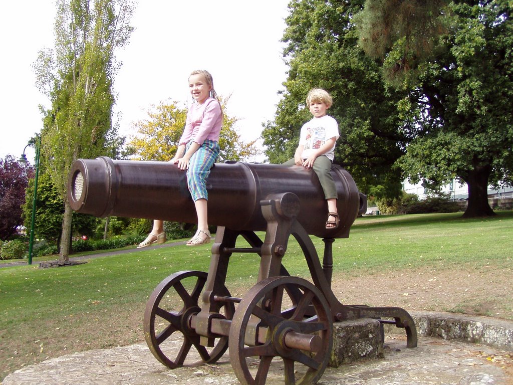 Crimean War Cannon, City Park, Launceston Tasmania by The Pook