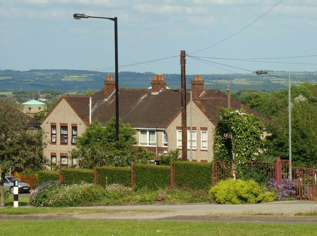 Houses on Prince of Wales Road, Manor, Sheffield S2 by sixxsix