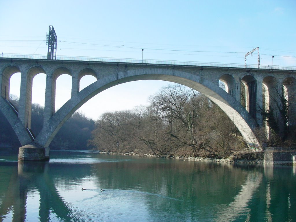 Pont du chemin de fer - Genève by chacal1233