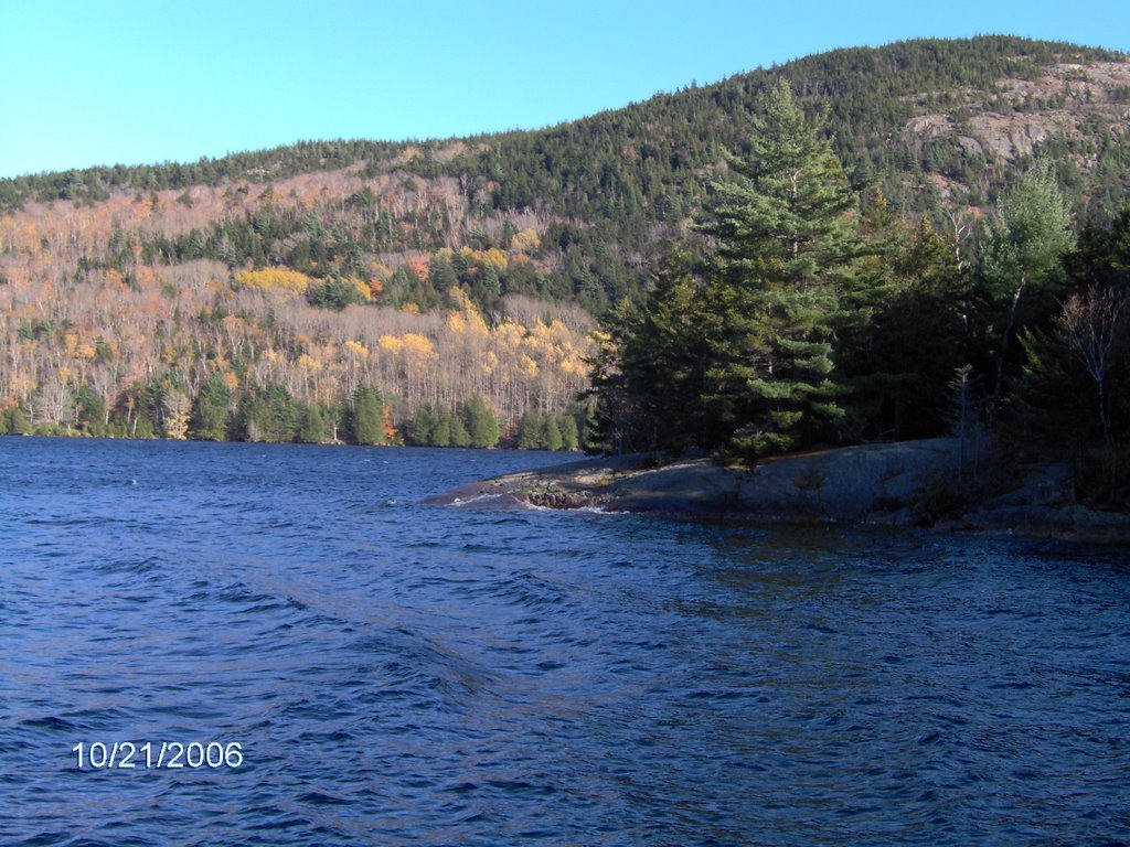 From "Great Pond Trail" looking east to Beech Mt by jim88