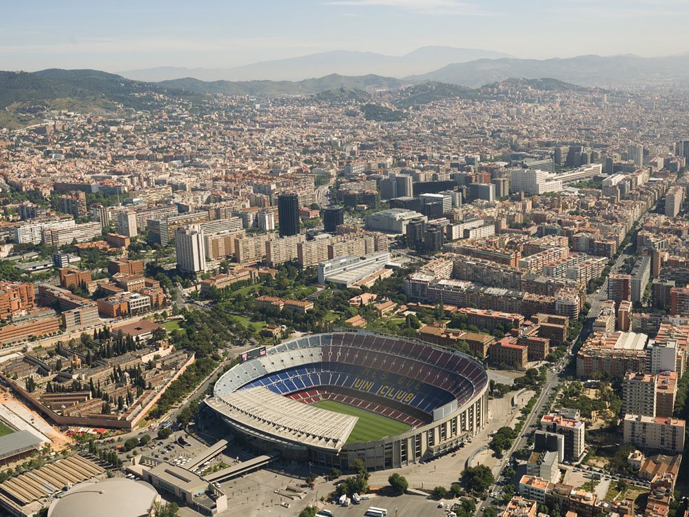 VISTA AEREA NOU CAMP by TAFYR