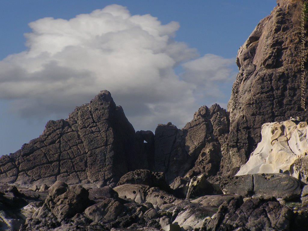 Rock Wall - Sunset Bay, Oregon (suz) by Suzi in Oregon