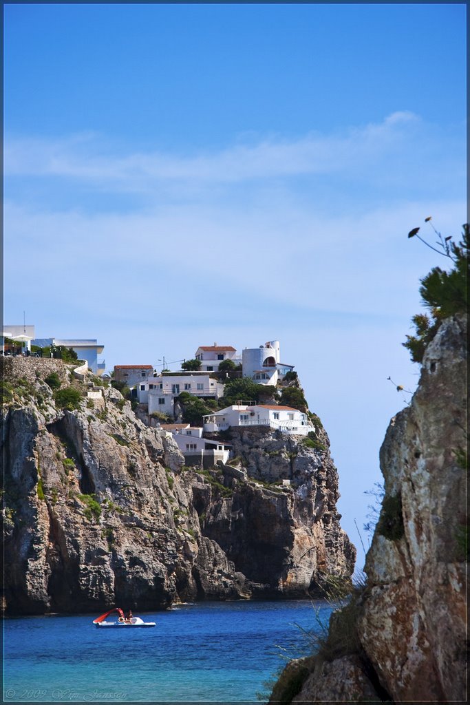 Living at the sea. Cala'n Porter, Menorca, Spain by Wim Janssen