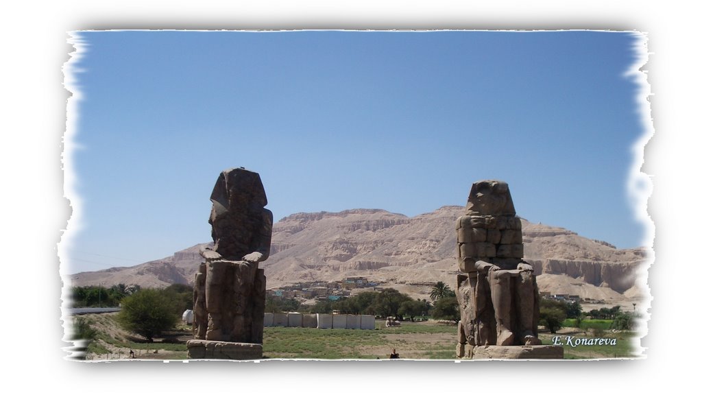 Egypt.Memnon Colossus / Египет.Колоссы Мемнона. by konareva