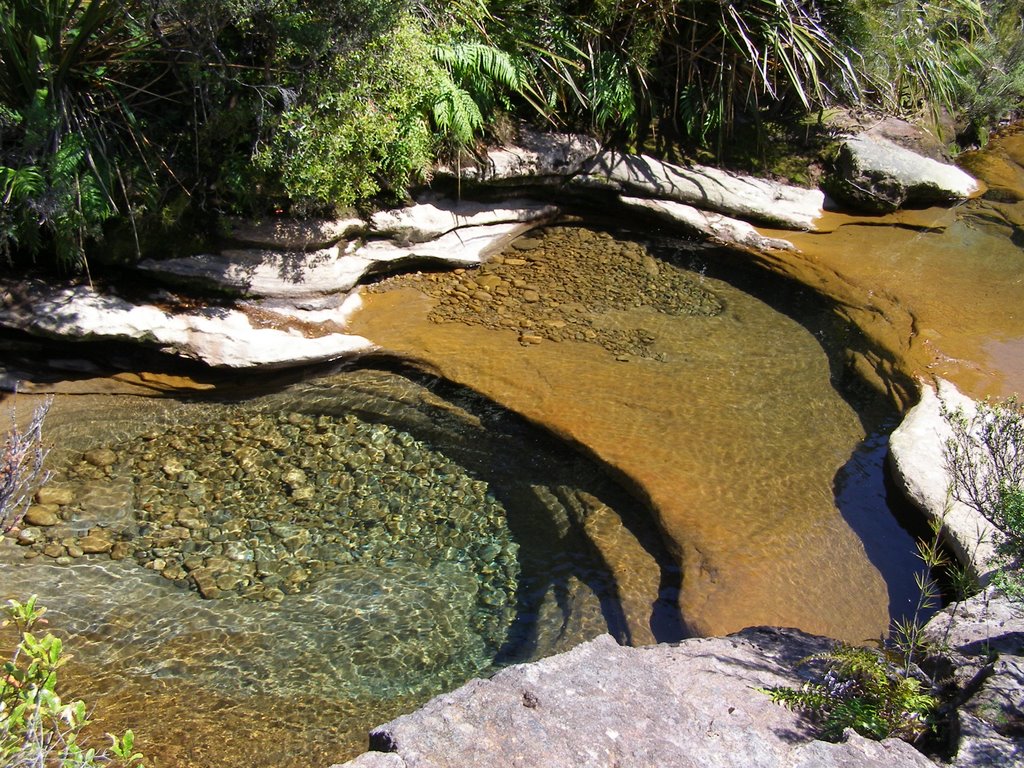 Stockton mine pools, NZ by jonitsu