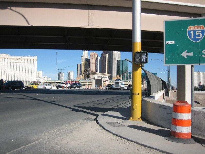 Tropicana Blvd heading to Strip  Las Vegas NV by timcdfw