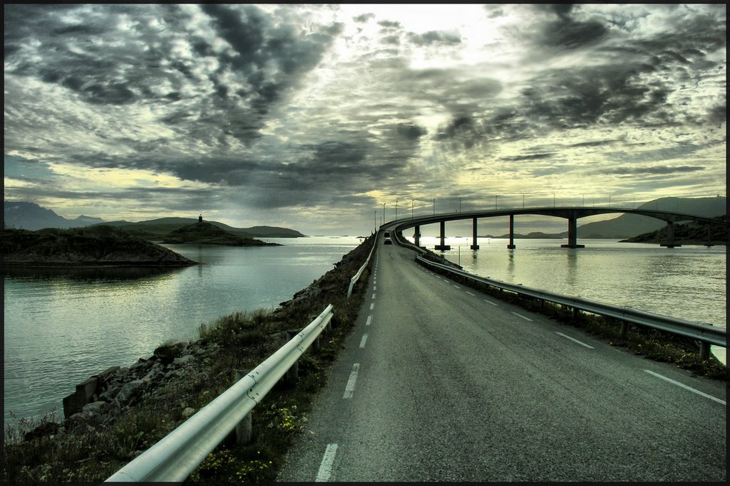 Sommaroy Bridge, Norway by Petr Kraumann