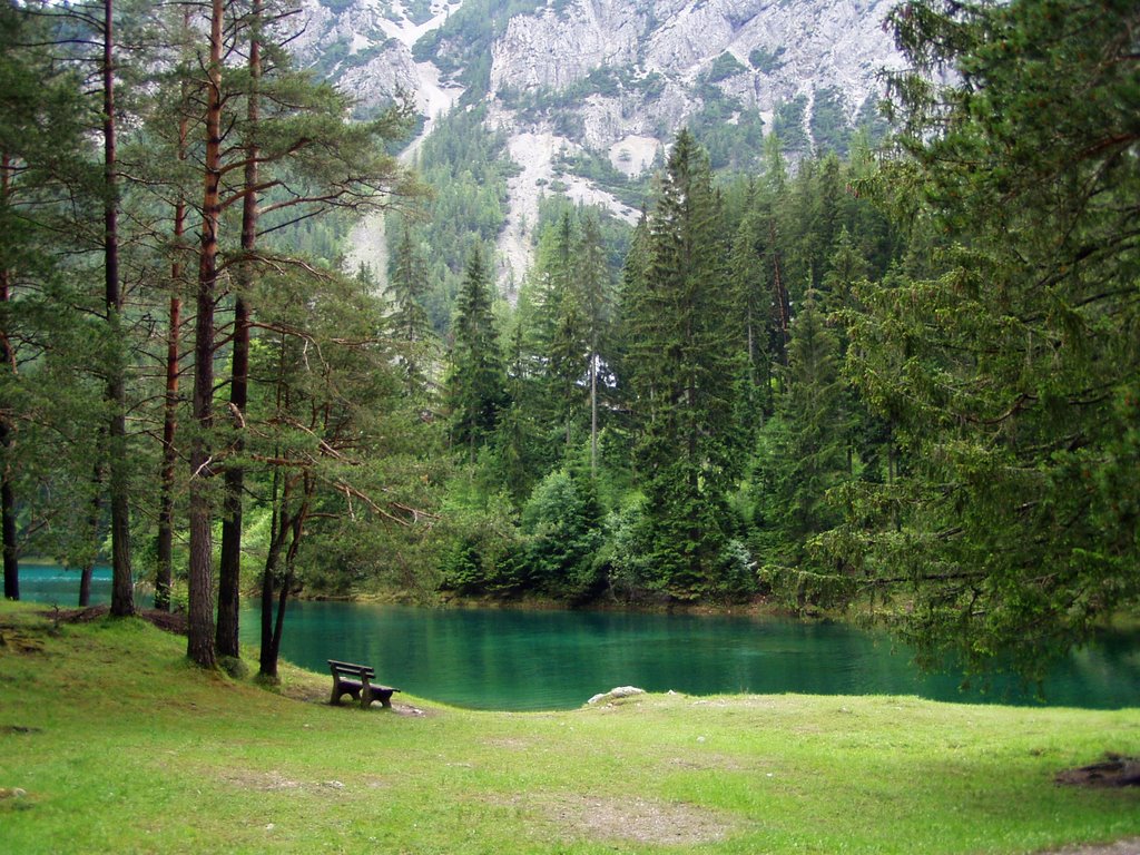 Grüner see 3 by Gergely Tamási