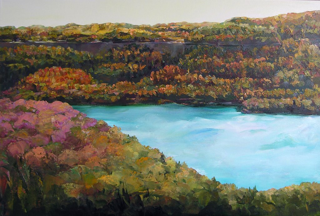 Niagara River (my painting) by dukule