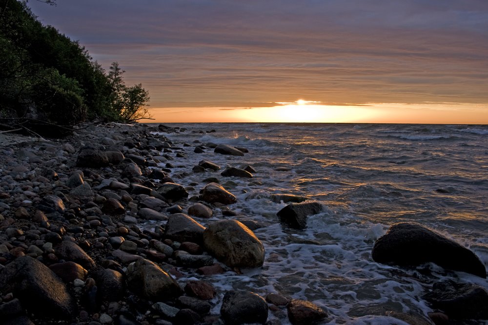 Lesnoye decline on the sea - Закат на море в близи Лесного by VICTOR 60