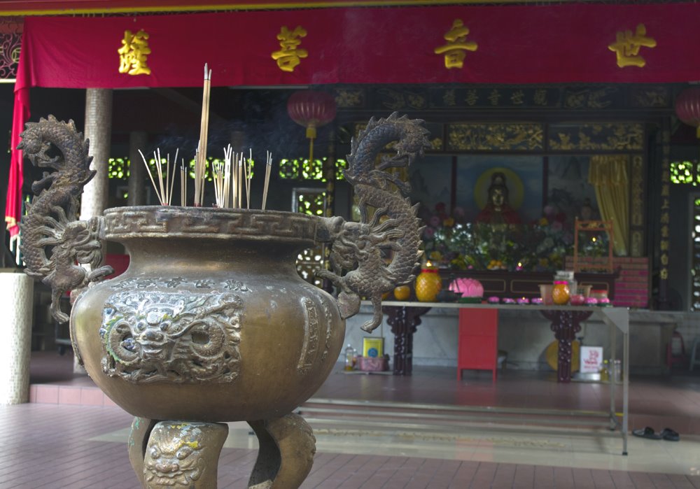 Pinang, Snake temple by cyiamlee