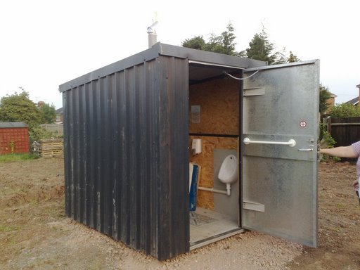 The New Composting Toilet at Rosamund Allotments 2 by mysickbones