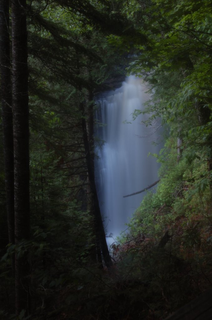 Miner's Falls view through the trees by kenny.b001