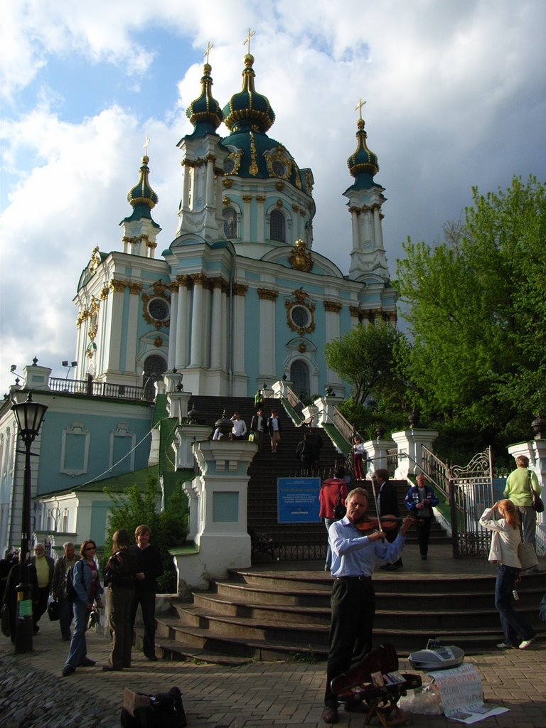 Kiev - Chiesa di Sant'Andrea by giorgiobns