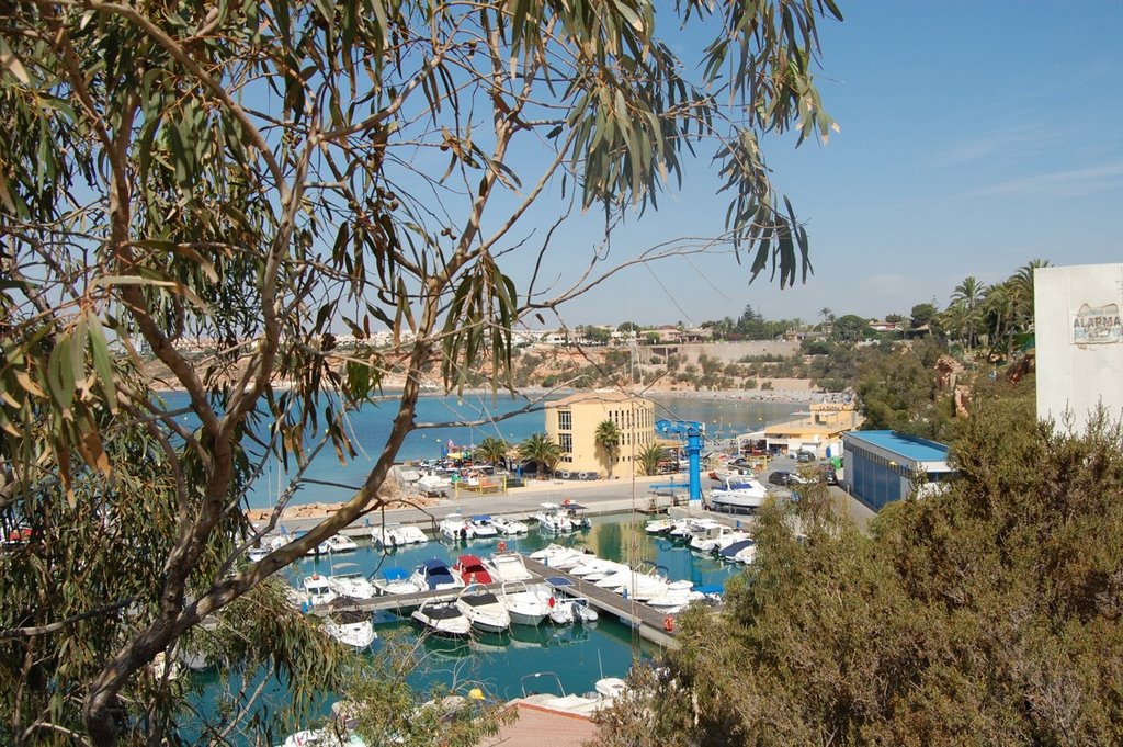 View of Cabo Roig marina through to the beach by mevillacb