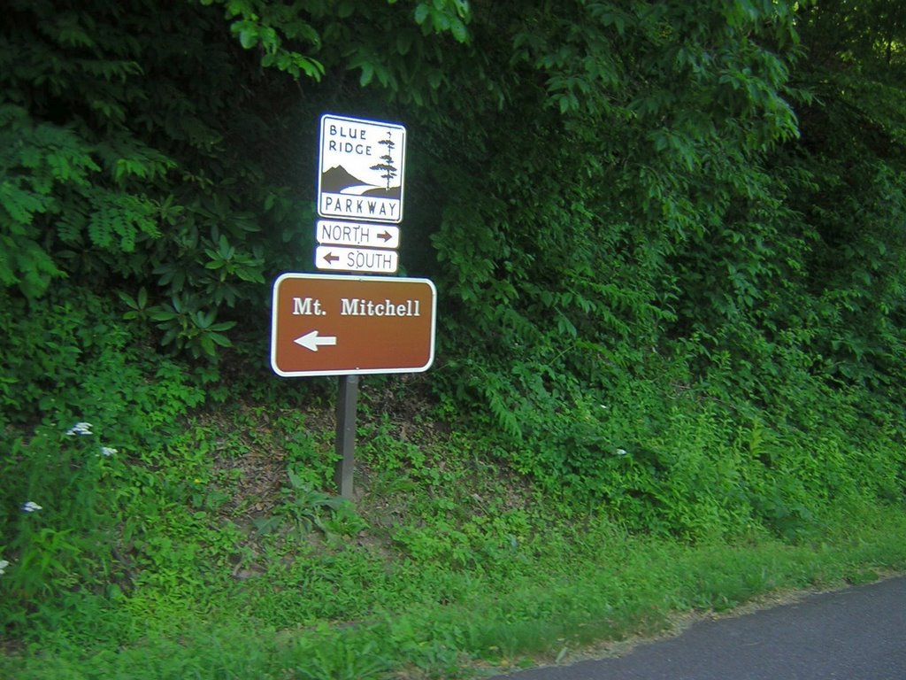 NC 80 @ Blue Ridge Parkway Entrance, 6-27-2009 by Kyle Stephen Smith