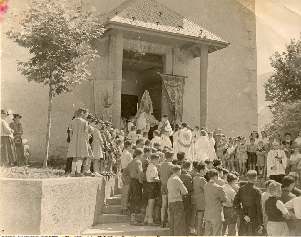 Cpa procession de la vierge 15 aout by mitron