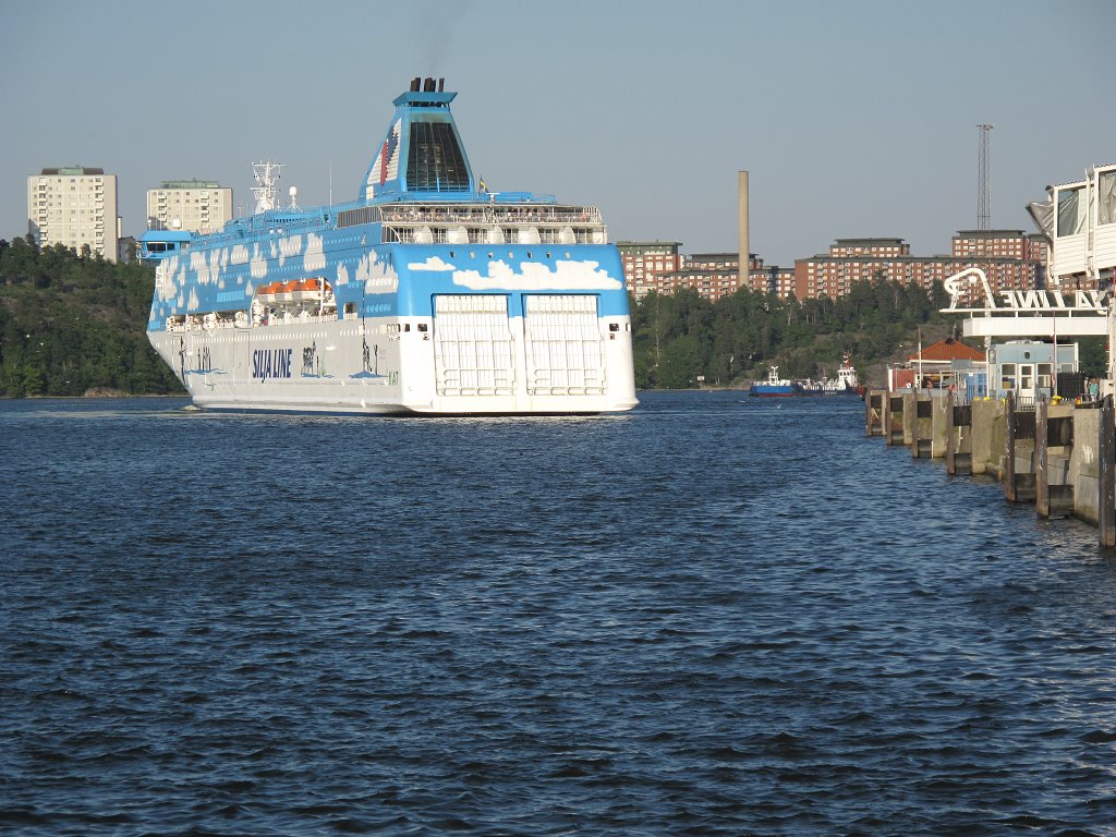 Sweden, Stockholm. M/S Galaxy (2009). by oh5xb