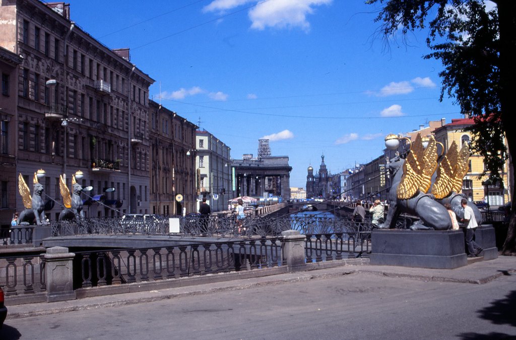 Bankenbrücke in St. Petersburg by Uli.F - Je suis Parisienne