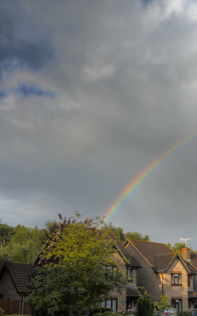 Rainbow over Hedge End by AshMHB