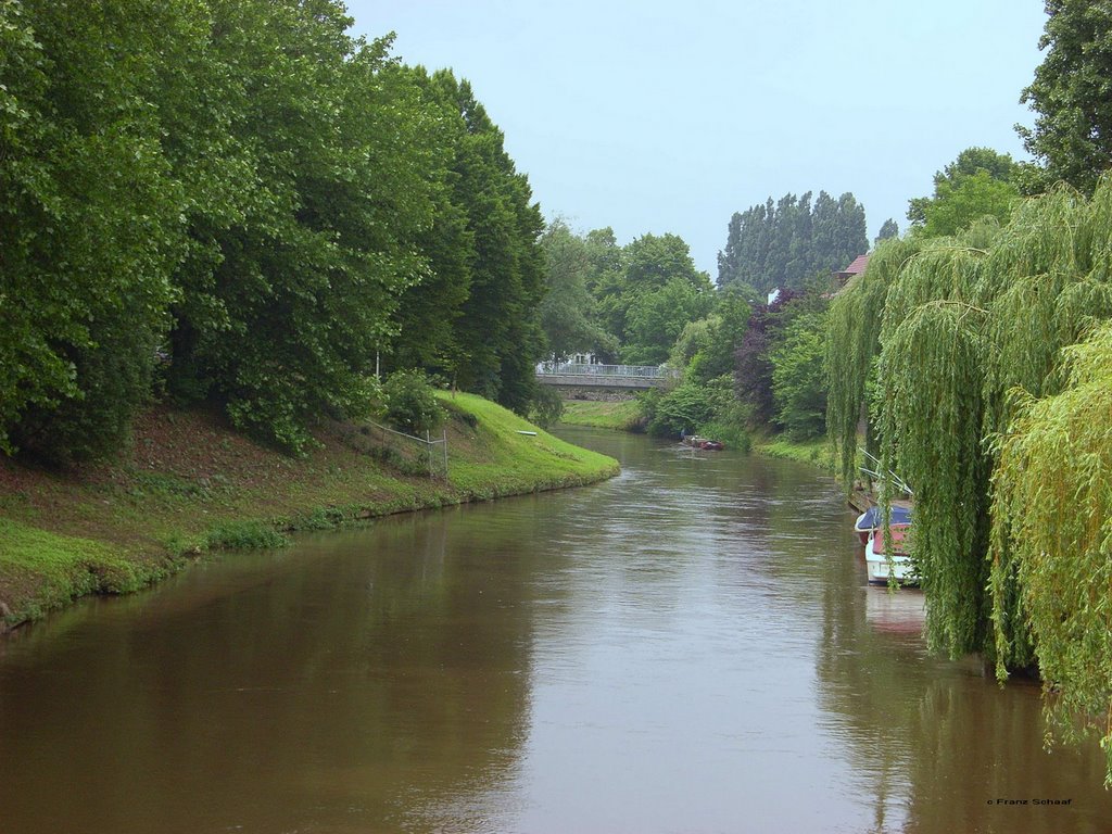 Roermond - De Roer (Die Rur) by Franz Schaaf