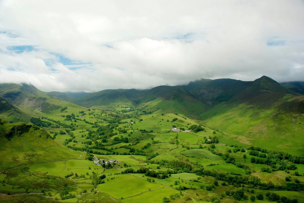 The Newlands Valley From Catbells by Mike Hartland