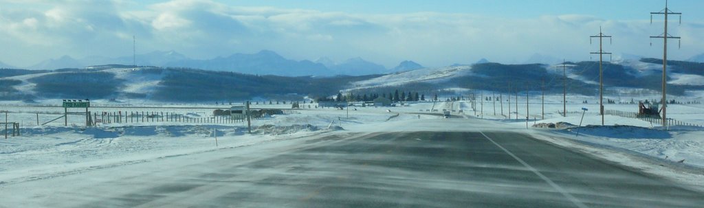 Towards Black Diamond, Alberta. by Chris Blackler