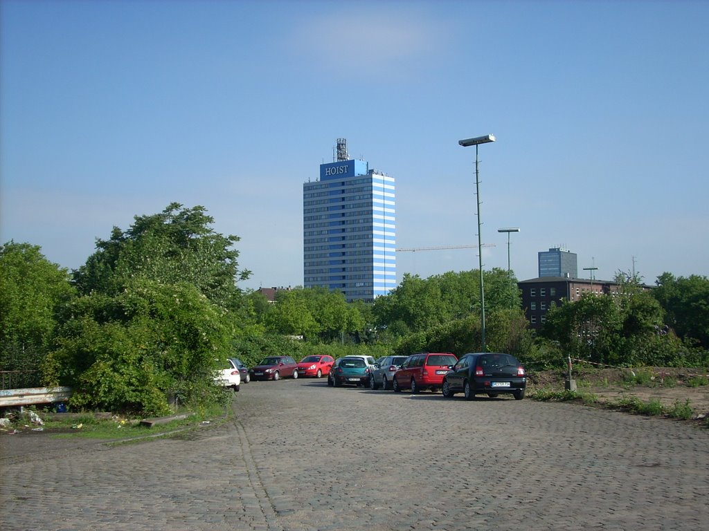 Duisburg-Mitte ( Hoist-Hochhaus ) ehem. Güterbahnhof Am Güterbahnhof. Juli 2009 by DortmundWestfalica