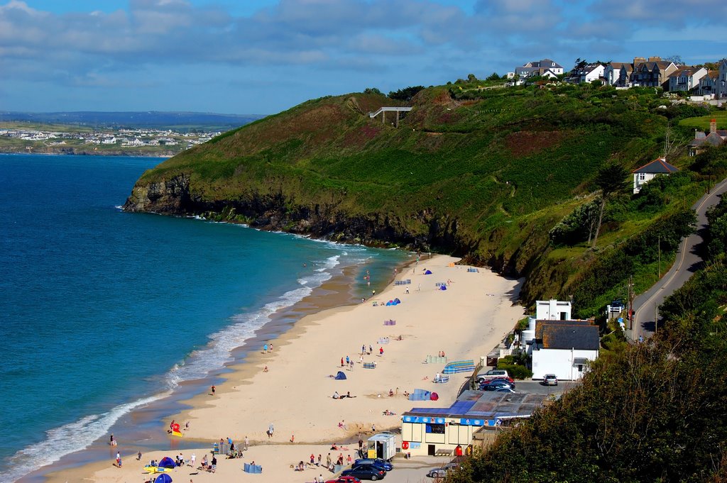 Carbis bay beach in St.Ives bay,Cornwall by Chris Scaysbrook